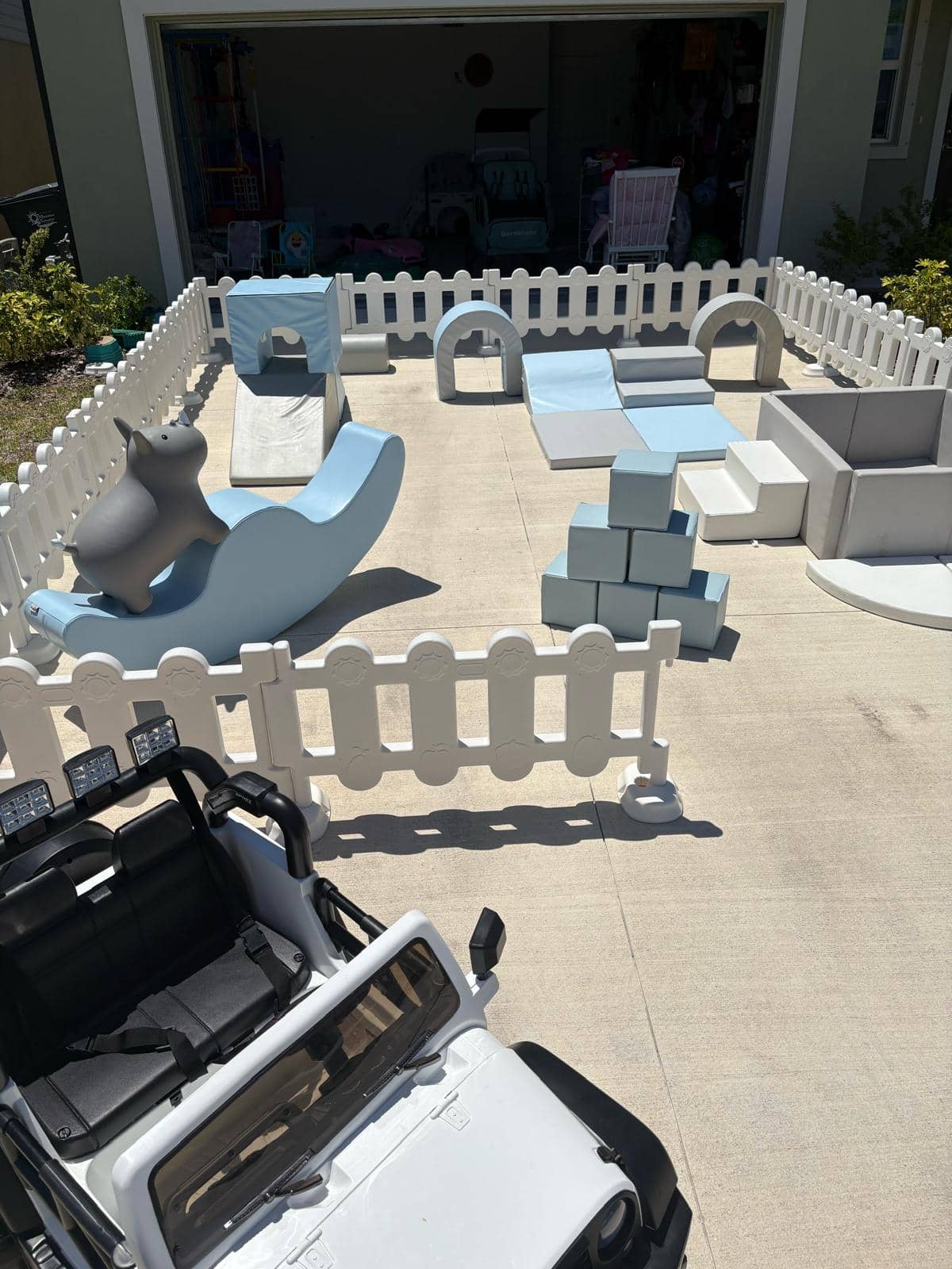 Soft play area with rocker and foam blocks — Parrish FL